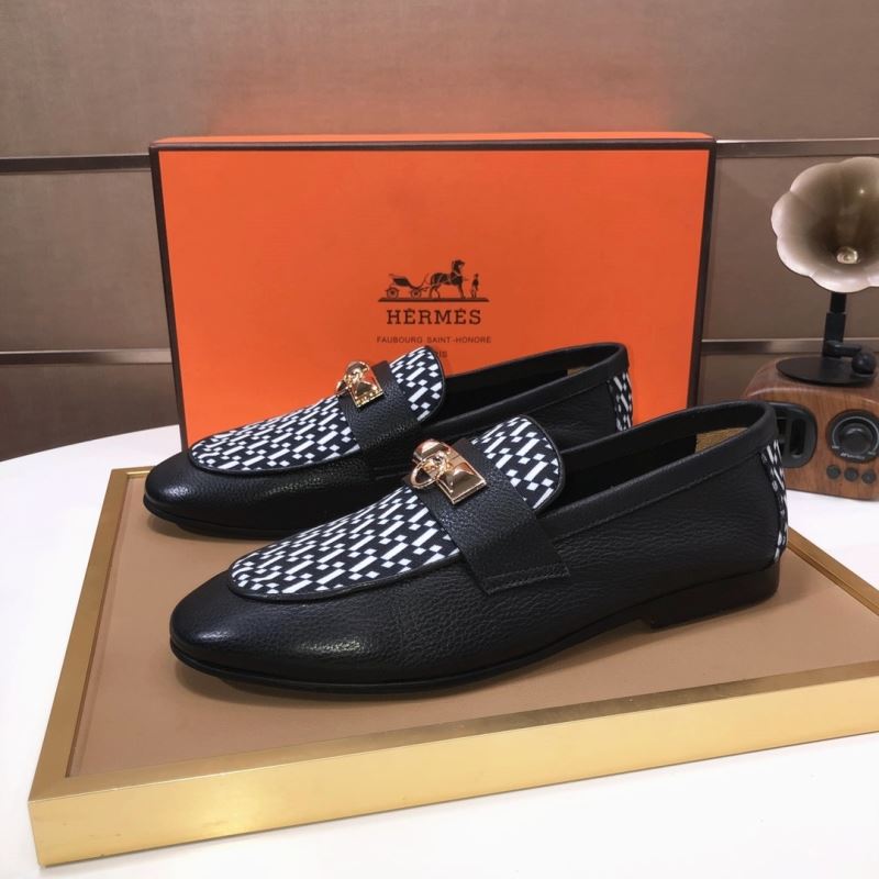 H**mes leather shoes
